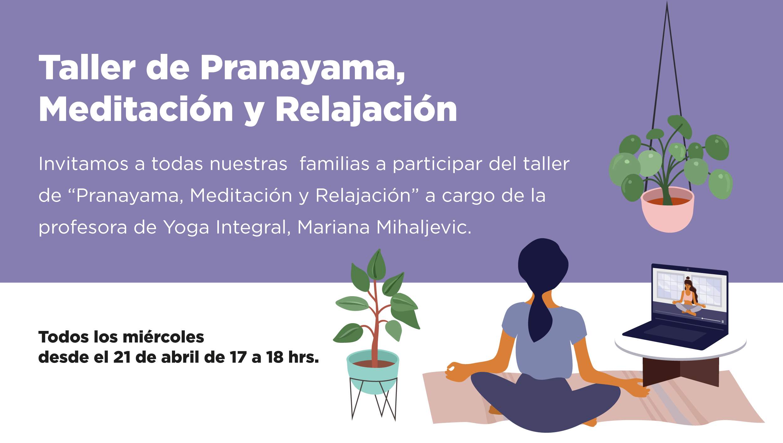 Taller de Pranayama,  Meditación y Relajación